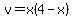 v=x%284-x%29