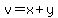 v=x%2By