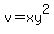 v=xy%5E2