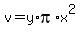 v=y%2Api%2Ax%5E2