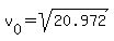 v%5B0%5D=sqrt%2820.972%29