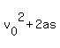 v%5B0%5D%5E2+%2B+2as