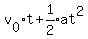 v%5B0%5Dt+%2B+expr%281%2F2%29at%5E2