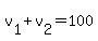 v%5B1%5D%2Bv%5B2%5D=100