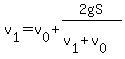 v%5B1%5D=v%5B0%5D%2B2gS%2F%28v%5B1%5D%2Bv%5B0%5D%29