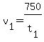 v%5B1%5D++=+750%2Ft%5B1%5D+