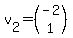 v%5B2%5D=%28matrix%282%2C1%2C-2%2C1%29%29