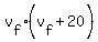 v%5Bf%5D%2A%28v%5Bf%5D+%2B+20%29