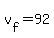 v%5Bf%5D+=+92