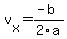 v%5Bx%5D=%28-b%29%2F2a