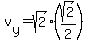 v%5By%5D=sqrt%282%29%2A%28sqrt%282%29%2F2%29