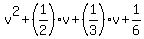 v%5E2%2B%281%2F2%29v%2B%281%2F3%29v%2B1%2F6