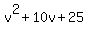 v%5E2%2B10v%2B25
