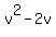 v%5E2+-+2v