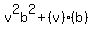 v%5E2b%5E2%2B%28v%29%28b%29