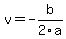 v+=+-b%2F2a