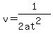 v+=+1%2F%282at%5E2%29