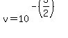 v+=+10%5E%28-%283%2F2%29%29