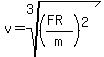 v+=+root%283%2C%28%28FR%29%2Fm%29%5E2%29