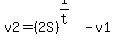 v2=%282S%29%5E%281%2Ft%29-v1