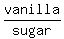 vanilla%2Fsugar