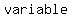 variable