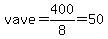 vave=400%2F8=50