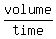volume%2Ftime