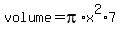 volume=pi%2Ax%5E2%2A7