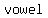 vowel