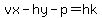vx-hy-p=hk