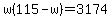 w%28115-w%29=3174