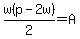 w%28p-2w%29%2F2=A