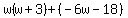 w%28w%2B3%29%2B%28-6w-18%29