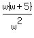 w%28w%2B5%29%2Fw%5E2