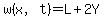 w%28x%2Ct%29=+L+%2B+2Y