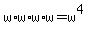 w%2Aw%2Aw%2Aw+=+w%5E4