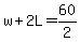 w%2B2L=60%2F2