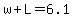 w%2BL=6.1