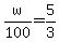 w%2F100=5%2F3