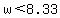w%3C8.33