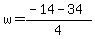 w=%28-14-34%29%2F4