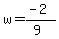 w=%28-2%29%2F%289%29