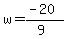 w=%28-20%29%2F%289%29