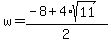 w=%28-8%2B4%2Asqrt%2811%29%29%2F2