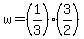 w=%281%2F3%29%2A%283%2F2%29