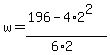 w=%28196-4%2A2%5E2%29%2F%286%2A2%29