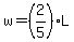 w=%282%2F5%29L