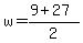 w=%289%2B27%29%2F2