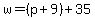 w=%28p%2B9%29%2B35
